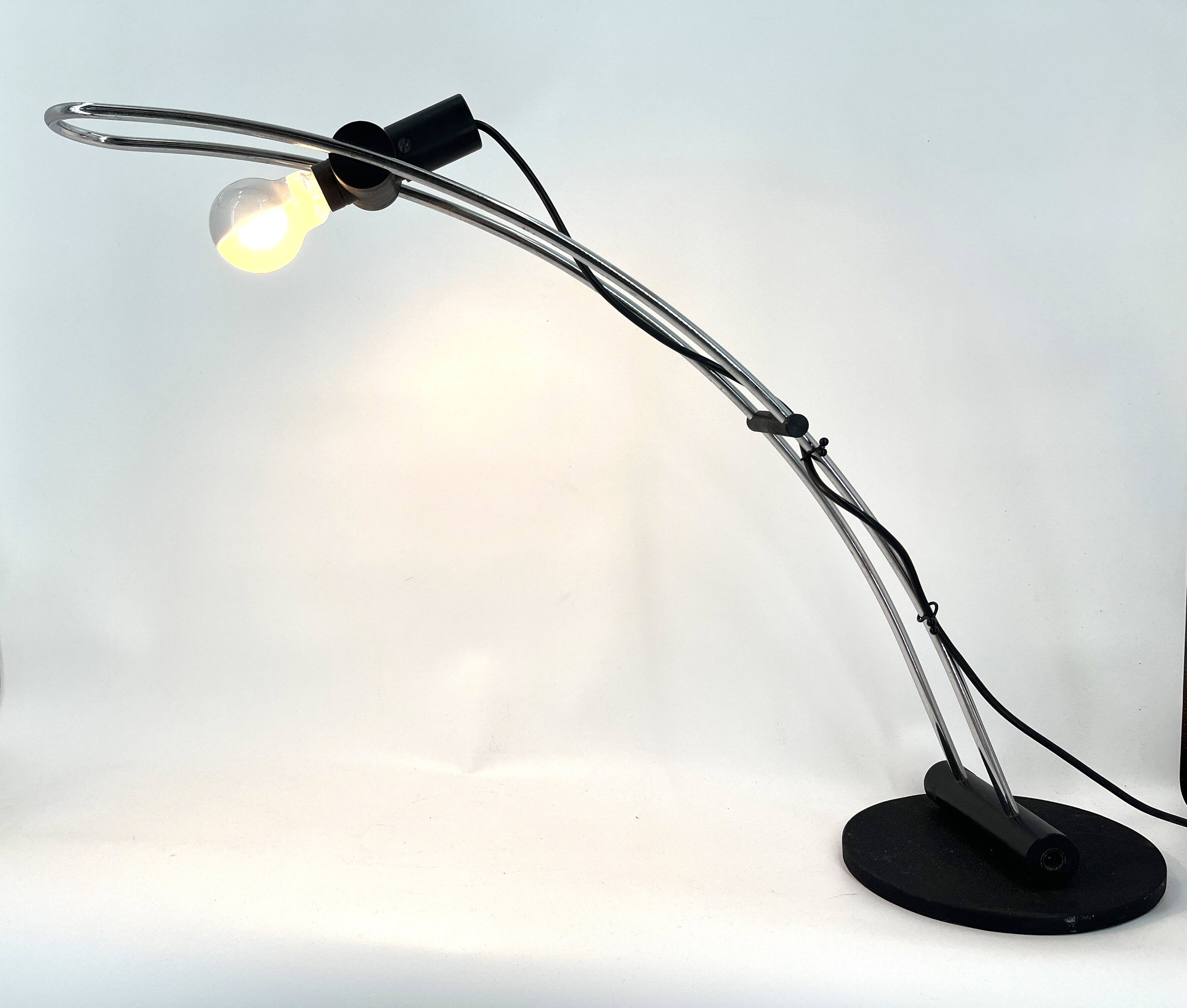 Lampe de bureau italienne de Lumenform, années 1970