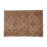 Anatolian handmade kilim rug 280 cm x 194 cm