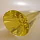 Bohemian soliflore vase, citrine glass