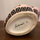 Pink Vallauris vase from the 1950s