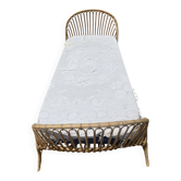 Rattan bed