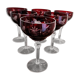 Crystal champagne glasses