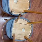 Set of five chairs, design. A. Suman, Tatra Nabytok, Czechoslovakia, 60s