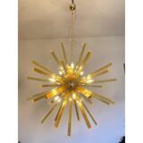 Sputnik Chandelier in Murano Glass Style From Italy