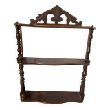 Old mahogany shelf