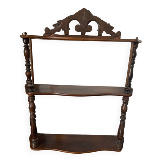 Ancienne Étagère acajou