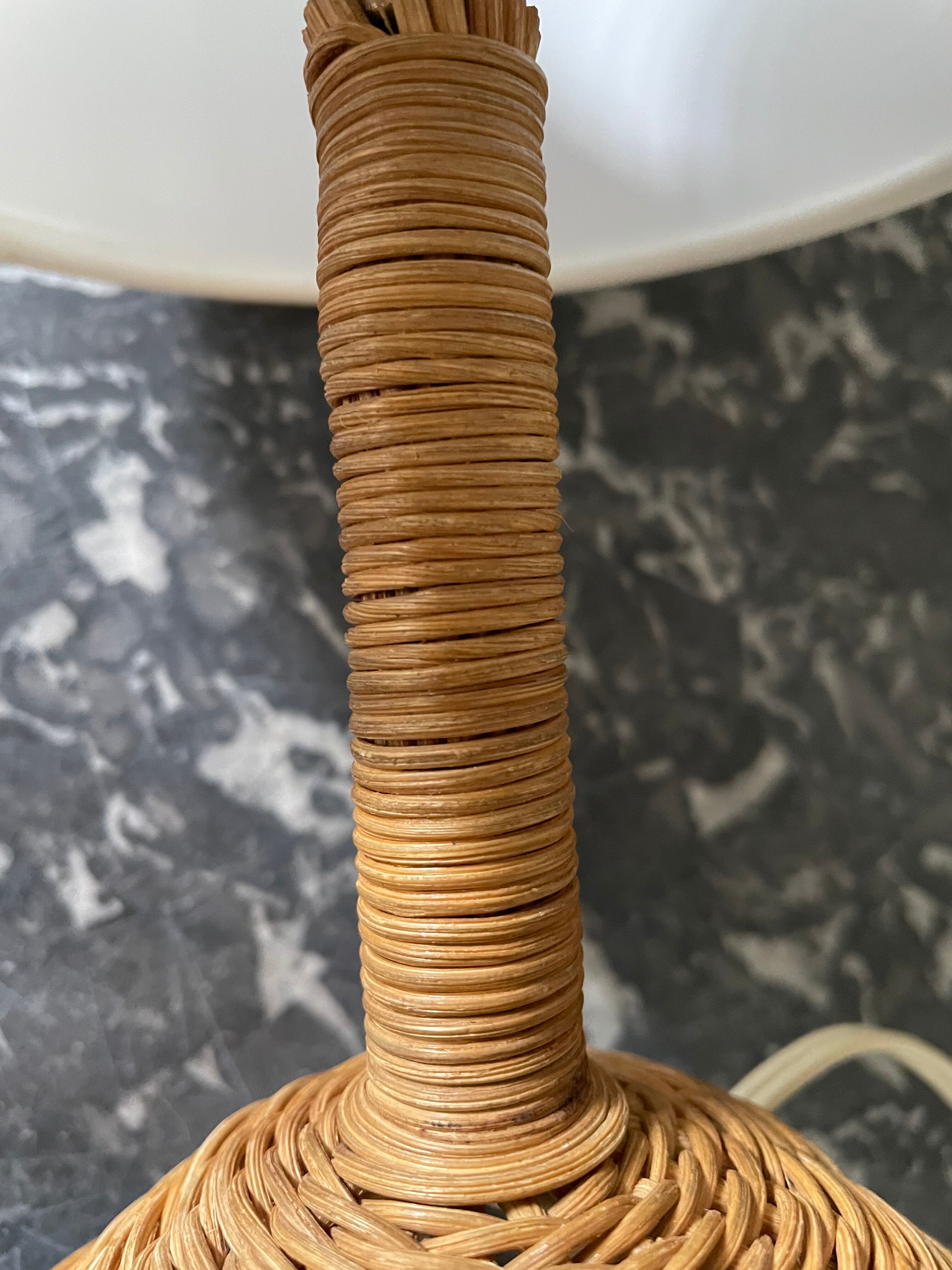 Lampe rotin