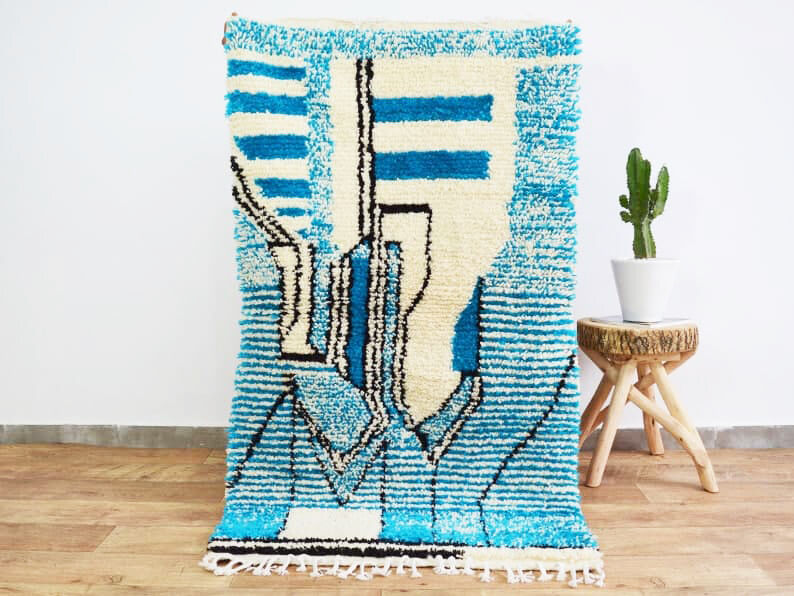 Moroccan Berber carpet 157x92