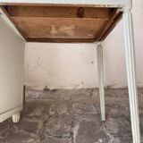 Bureau 1940 bois laqué vert amande