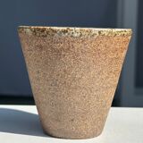 Lot de 2 tasses / mug en céramique indonésienne (mat brun)