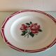 Round dish decor Cibon des faienceries de Sarreguemines and Digoin / vintage 60s