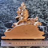 Golden wall shelf in Rococo style from the 1950s.