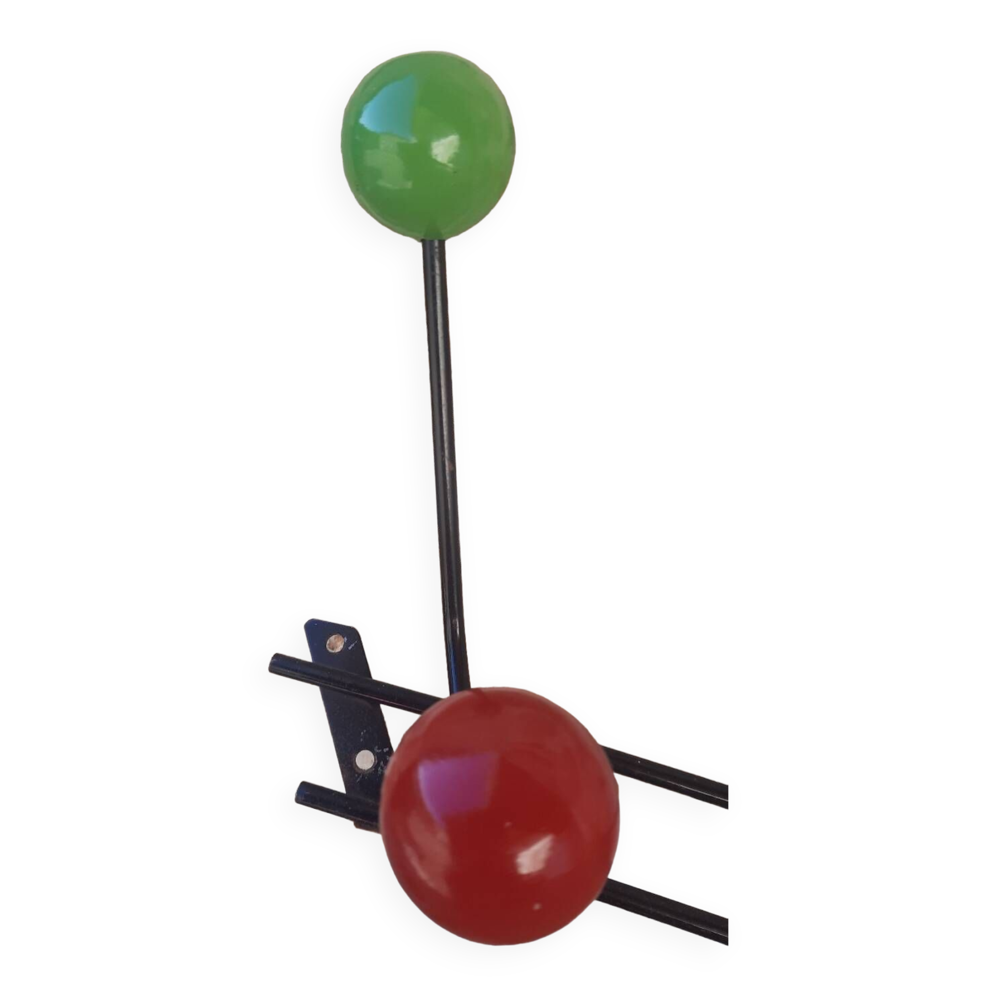 Vintage ball coat rack