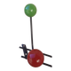 Vintage ball coat rack
