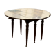 Dining room round table, 2 flaps, 6 feet