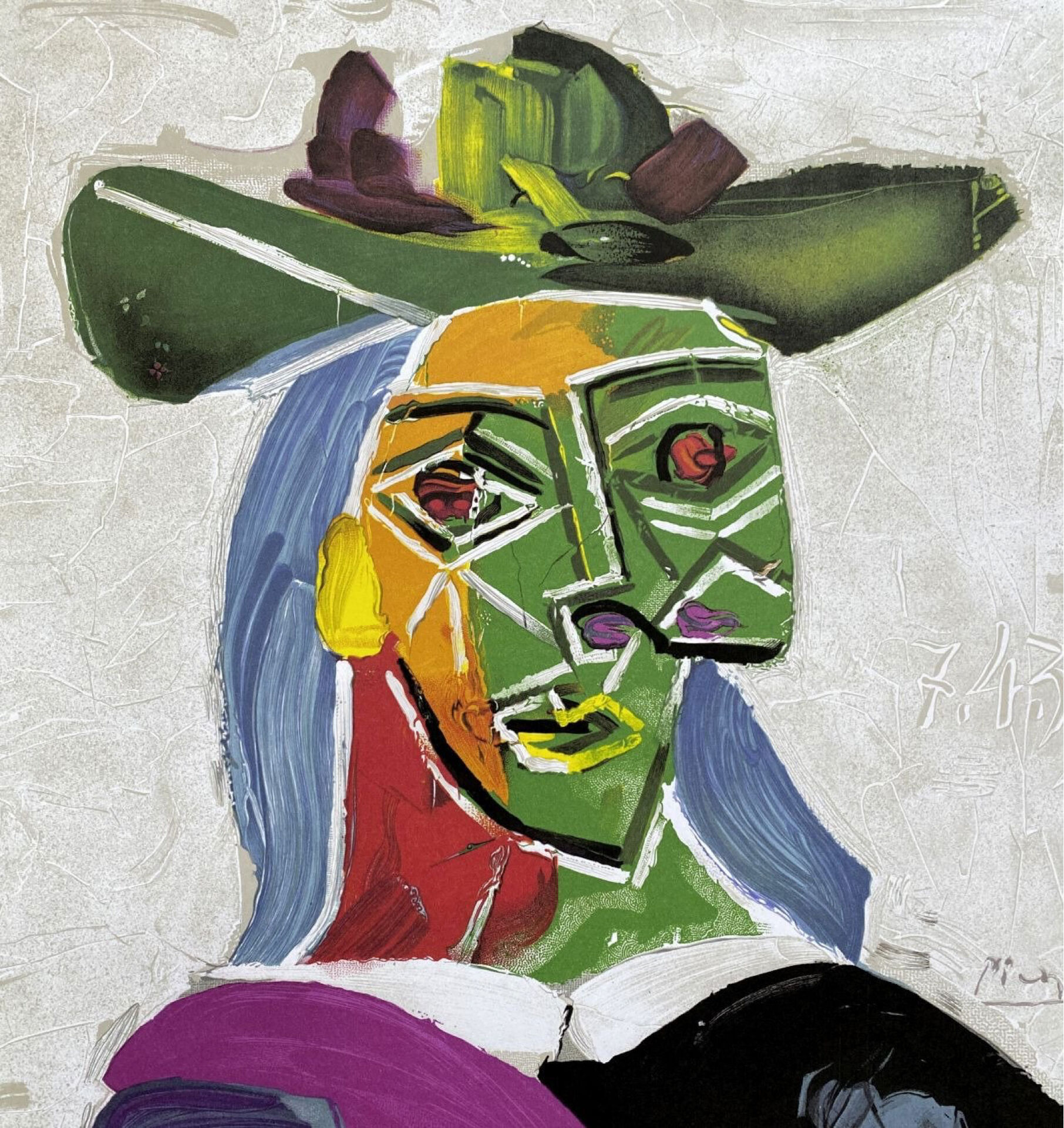 Pablo Picasso - Woman with a Hat Dora Maar Print