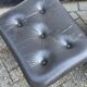 Fauteuil pivotant vintage Bramia avec repose-pieds