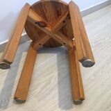 Pine chalet stool