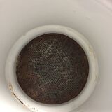 Enamelled kitchen coffee maker, ladle holder, spice jars set