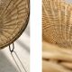 Vintage Mid-Century Italian Modern Boho Rattan Spherical Bowl Chair, 1950s