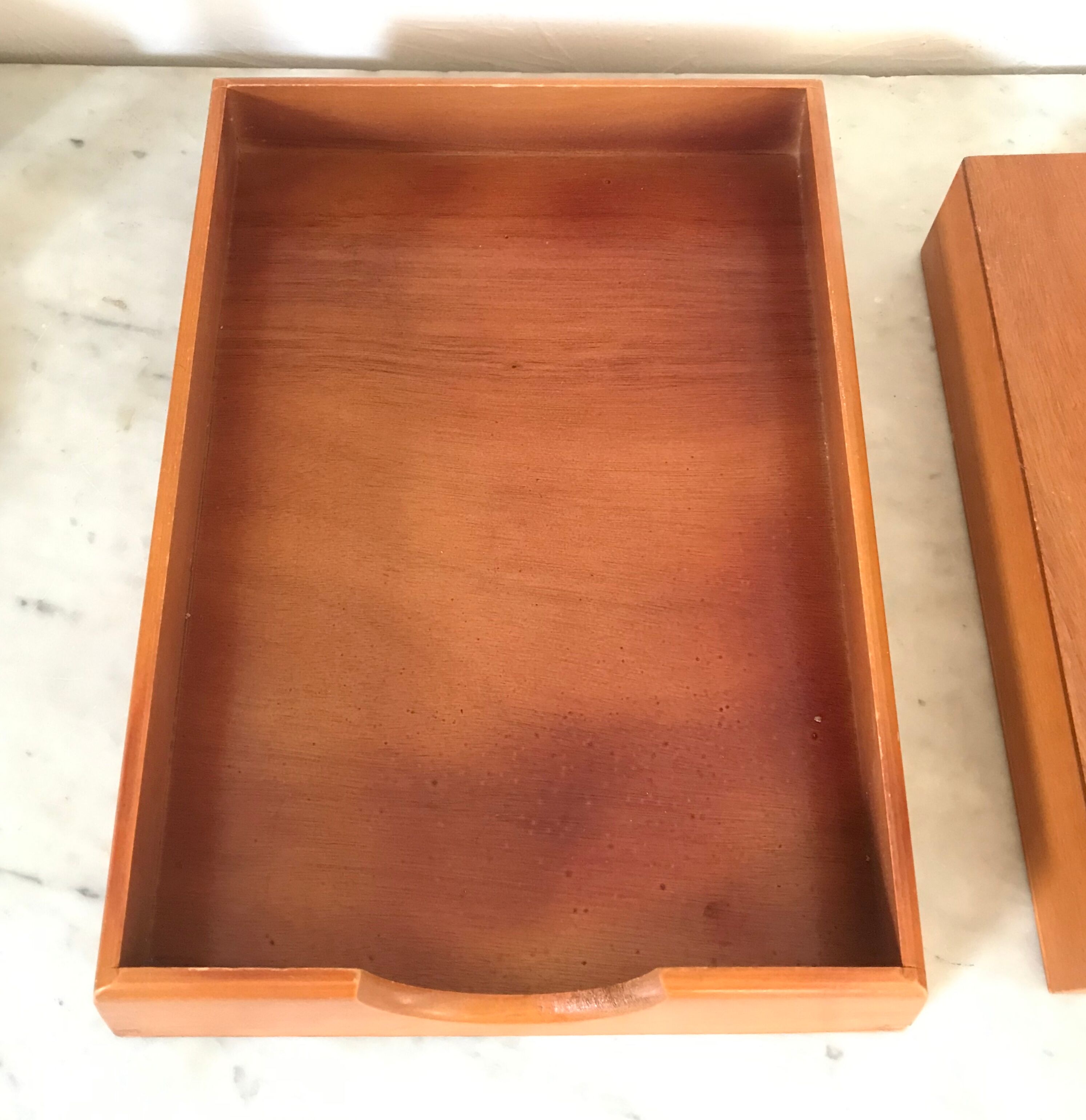 Boîtes en bois vintage