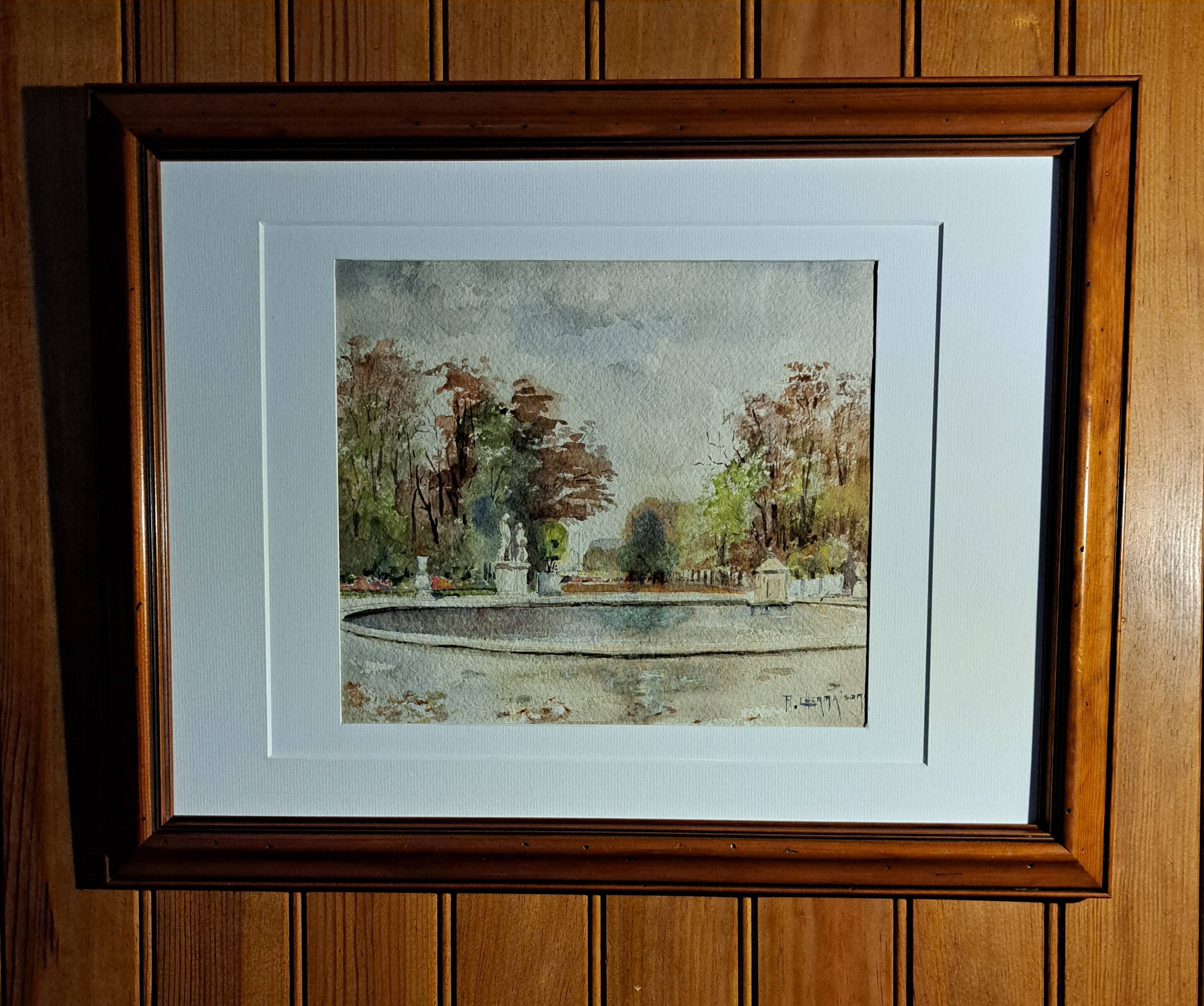 Impressionist watercolour signed Raymond CHARMAISON - French School - PARIS - circa 1920