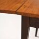 Table à rabats en pin massif scandinave, années 1960