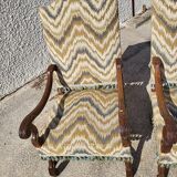 Pair of armchairs louis xiii of the xix th century