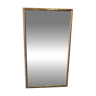 Restored antique gilded mirror – large format