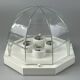 60s 70s ceiling lamp Glashütte Limburg Germany Plafoniere glass & metal