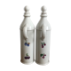 Porcelain bottle duo for mirabelle and raspberry brandy