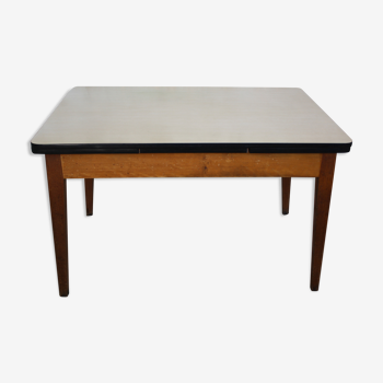 Table extensible vintage formica et bois