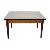 Table extensible vintage formica et bois