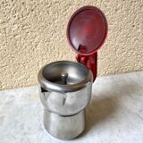 Italian coffee maker 3 cups lagostina vintage 60s design streamline stainless steel 18/10