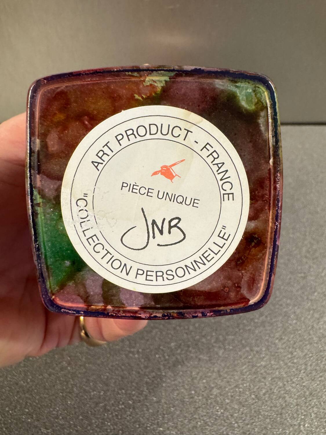 Vase Jean Noël Bouillet mid-20th century