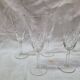 6 Bayer crystal stemmed glasses, 1970