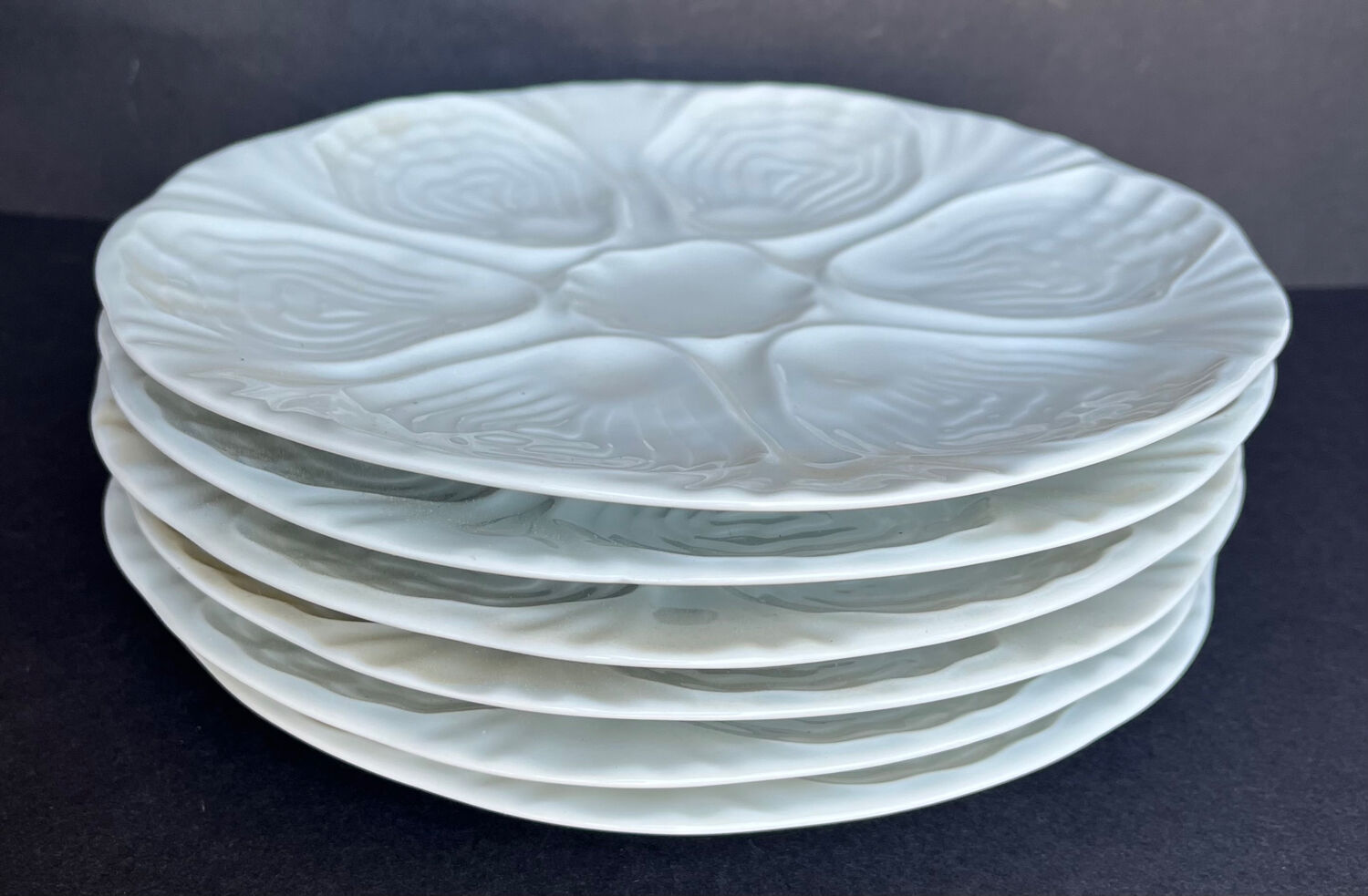 6 oyster plates