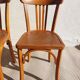 3 Luterma bistro chairs, medium oak finish