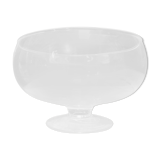 Glass bowl on foot