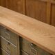 Strafor cabinet with flaps, 6 columns, oak top, 1950s.