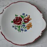 Cake dish Digoin Sarreguemines 50s