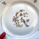 6 Limoges Berry porcelain plates with bird of paradise motif