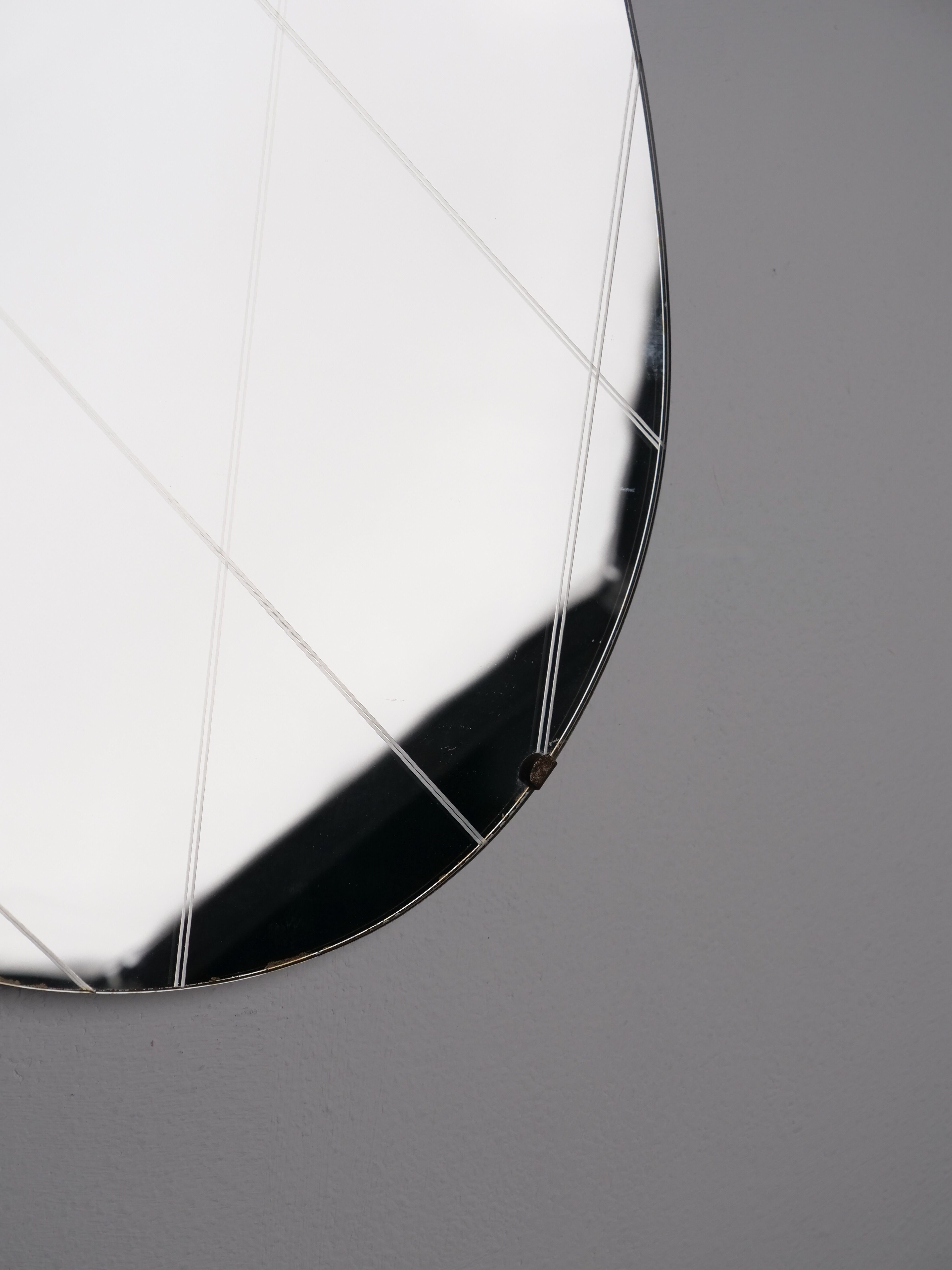 Miroir de forme libre année 50