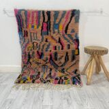 Handcrafted Moroccan Berber carpet 135 x 94 CM