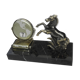 Calendrier perpétuel figurine cheval art déco en marbre