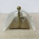 Vintage lucite and brass wall lamp ,1970s