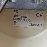 Pair of glass paste wall lights