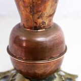 Umbrella stand in copper and brass