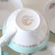 Coffee service, coffee maker, sugar maker, 6 cups and under cups, Moulin des Loups