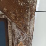 Miroir Shabby, cadre en bois sculpté
